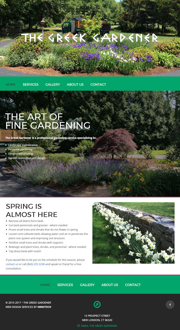 Click to visit The Greek Gardener