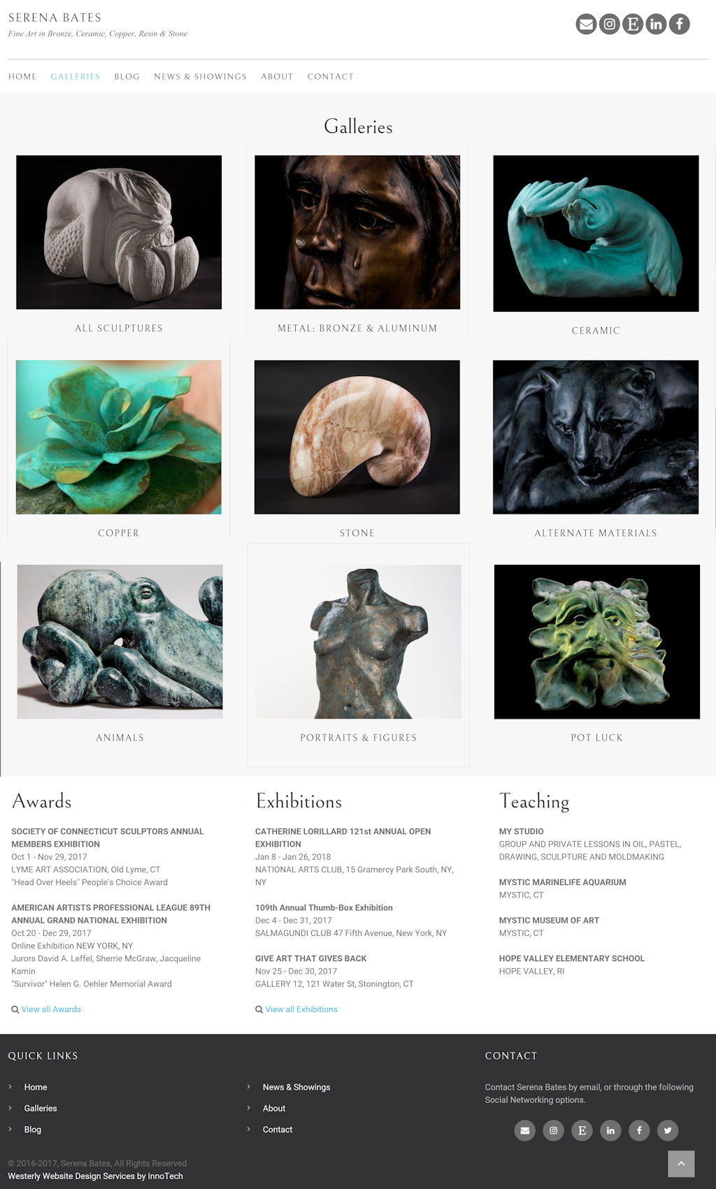 Click to visit Serena Bates Sculptures 